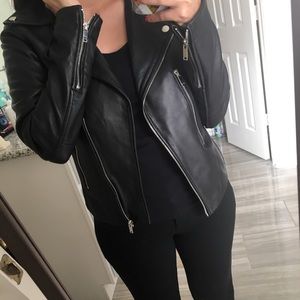Zara motto style jacket in great condition!